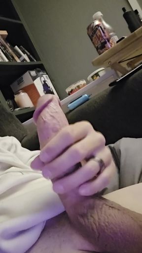 Cumming From My Huge Cock