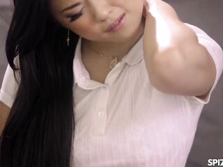 Small Oriental Lulu Chu Drilled Hardcore After Getting Massaged