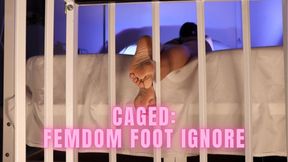 Caged: Femdom Foot Ignore