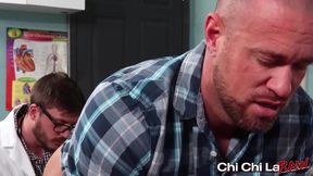 Kyle Hart Seduces Hunky Michael Roman in RawGay Doctor Fantasy Scene