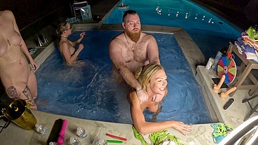 Hot Tub Orgy Crystal Clark Deliah Grace Nikki Zee