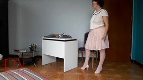 Secretary. sexretary. No panties office milf. Nude office.  Naked secretary at office. Undressing employee.