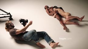 Grace Erotic Photoshoot - Interracial video