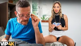 Hailey Queen Caught Jerking Off Gets Hard Fucked By Daddy Ian