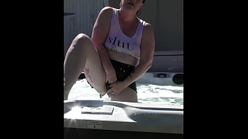 Frolicking in the Spa. Well who wouldn&#039_t?