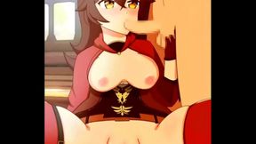 Amber Shows Off Her Pussy & Sucks Dick in Stunning 3D Hentai Anime
