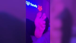 Sole taunting close up! Wanna stick your face in them?