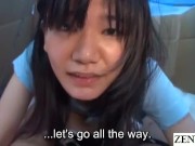 Homeless JAV star sex for food in cardboard home Subtitled