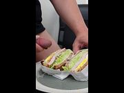 ASMR Food Porn Cumshot Compilation