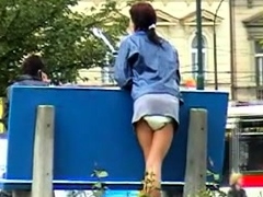 Nice amateur girl ass exposed wearing panties
