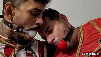 Leicy and Zayan bound and gagged together