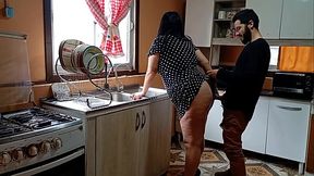 What would you do if you caught your stepmother fucking her nephew in the kitchen? Would you accuse her of infidelity?