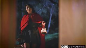 Big ass babe enjoyed the fairytale sex with afraid shemale Chanel Santini