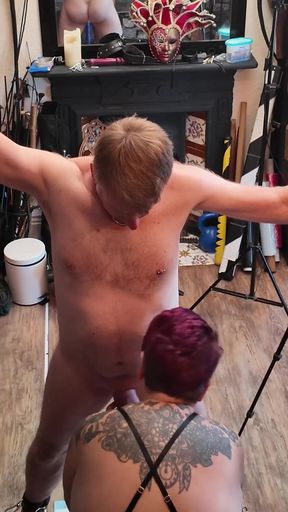 Latex Bubbles trip to the Dungeon with Mistress Izar   Clip 1