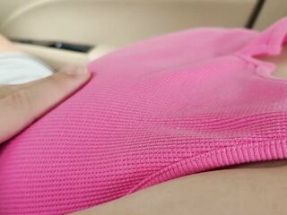 Hotty with Flawless Tits allows Me to Touch Her in Public