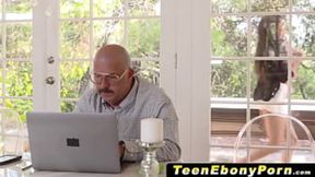 TeenEbonyPorncom - Aaliyah Hadid enjoyed deep penetration and scorching cum