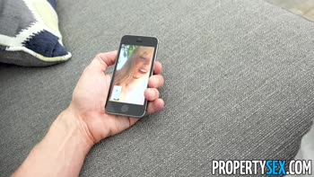 Kenzie Reeves - Tiny Blonde Seduces Landlord for Big Cock and Hardcore Sex