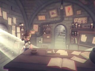 CG Comics game Shove abby. I bang a marvelous hotty on a table. PC and mobile game.