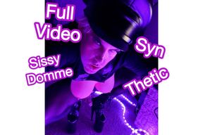 Syn Thetic- Sissy Dominatrix Eats Cum