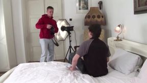 Exclusive video Bareback: Hot couple with sexy blond and brunette love to anal fuck
