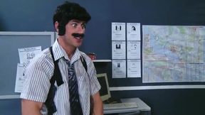 Comely brunette Gia Dimarco in foot fetish sex movie