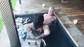 Morning Mist Magic-hotwife Gets Fucked in the Pool