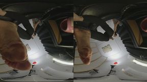 3DVR180 MARTINA POV s dirty feet crushed the dwarf