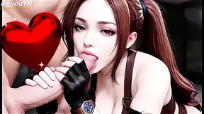 Parody Lara Croft Anime Hentai Uncensored 4k60fps, Who Loves Big Cocks, Blowjob, Cowgirl, Double Penetration, Cumshot Facial