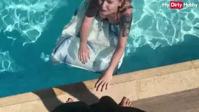 Emma Wolf's hot bod gets ravaged in a pool party of dirty lust and raw sex.