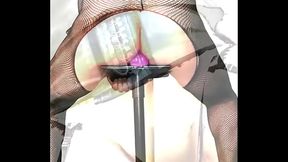 Sexy Kandi Fucks Her Dildo