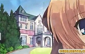 Shemale hentai bigcock self masturbating in the toilet