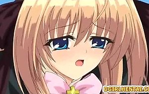Shemale hentai bigcock self masturbating in the toilet