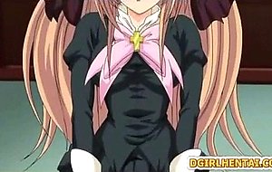 Shemale hentai bigcock self masturbating in the toilet