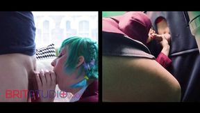 Big Brit Babes Battle for Best Blowjob Blasts in Round Six