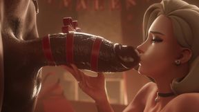 Sensual Latina Gift Curvy Big-ass Slut Devours Massive Monster Black Cock Deepthroat & Swallows Every Inch for Her Lover