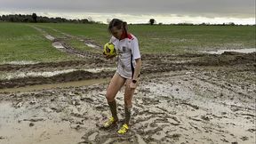 Muddy Football Practise