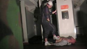 3 sneakers humiliation in backroom with jess and badboys