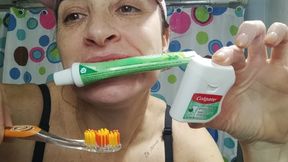Before bed, brush your teeth