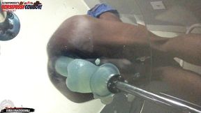 asspussy cowboy angle 6of7 - my hole is destroyed balls deep on this huge dildo - ass monkey