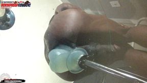 asspussy cowboy angle 6of7 - my hole is destroyed balls deep on this huge dildo - ass monkey
