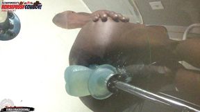 asspussy cowboy angle 6of7 - my hole is destroyed balls deep on this huge dildo - ass monkey