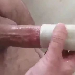 Huge fat cock cumshot