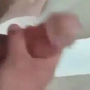 Huge fat cock cumshot