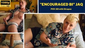 Tomboy with Big Natural Tits Encourages You to Go Bi - POV JOI with Strapon - Jaq Quicksilver - rimming, bisexual, make me bi - 720p mp4