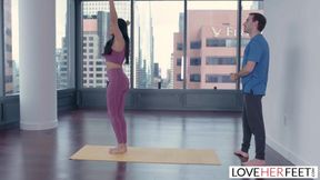 Big Tits Anissa Kate Fucks Her Yoga Instructor While On Session