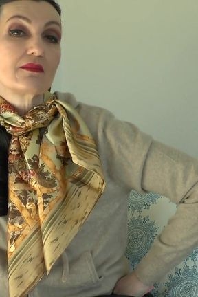 Wear a Silk Scarf and Masturbate in Front of Me, Lady Victoria Valente