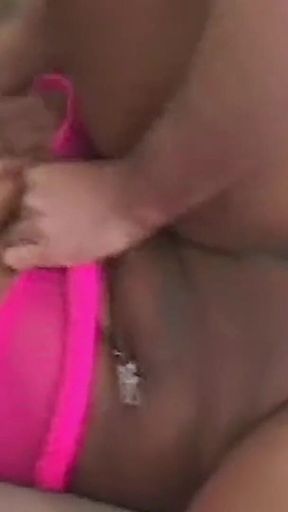 Black Chick Candace Von Has Impressive Natural Juggs That Are Perfect for Landing a Cumshot.