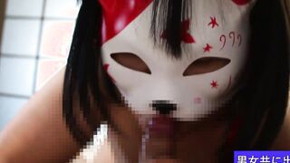 【フェラにニンマリ】むっちりスケベがカメラ目線で笑顔フェラ