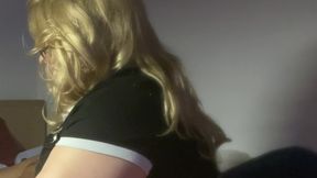 sensual blonde granny drains BBC balls for huge cum load when nobody is home
