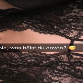 18 year old girlfriend fucks her sister&#039;s boyfriend without a condom via snapchat sexting